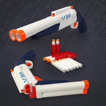 Shotgun Toy Gun for Kids with 10 Foam Bullets